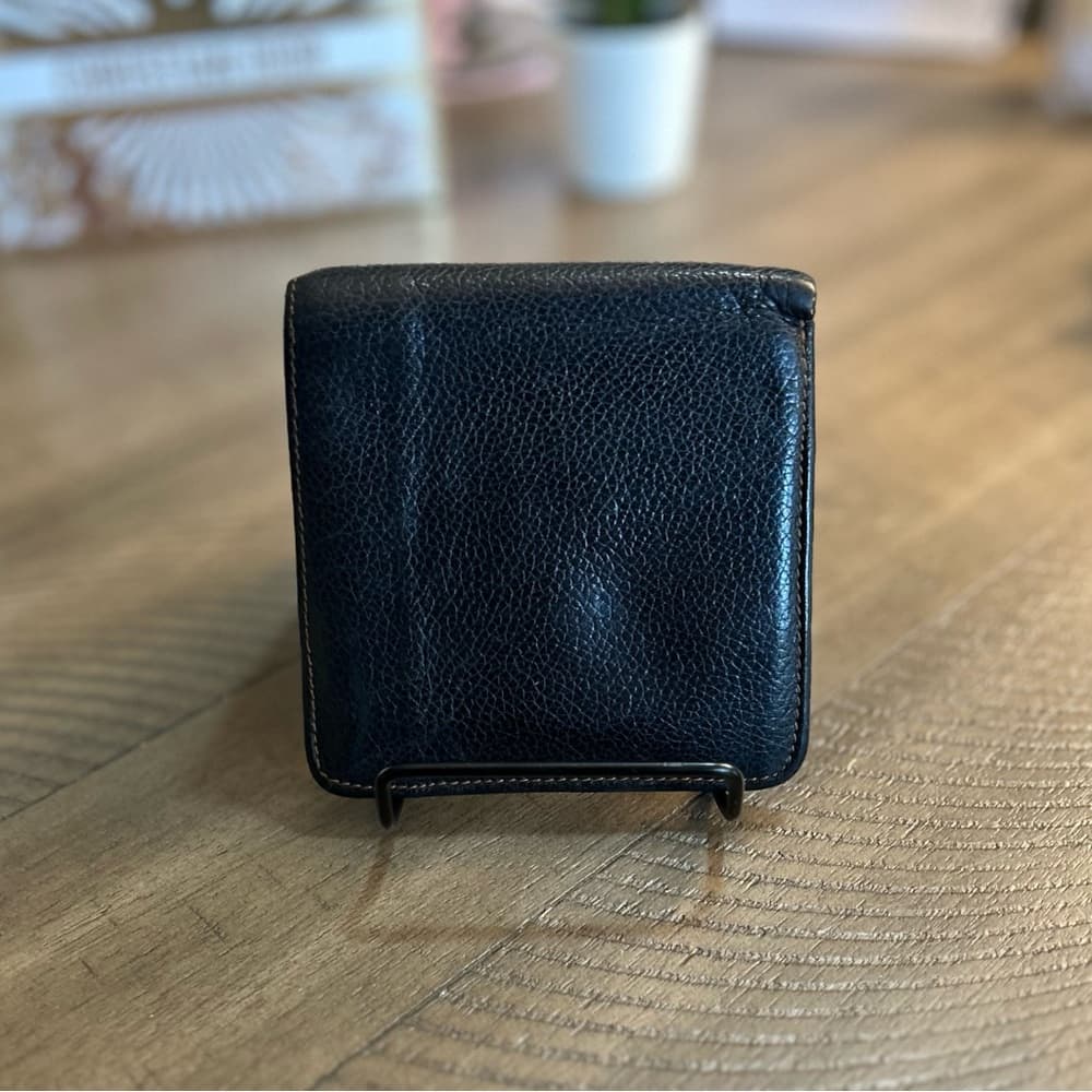 Dunhill Black Leather Bifold Wallet - Thumbnail 9