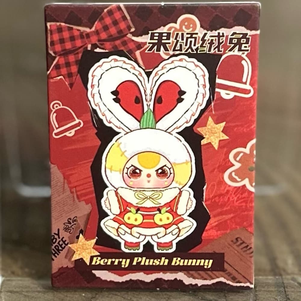 Baby Three Christmas Plush - Berry Plush Bunny (moveable eyes) - Thumbnail 10
