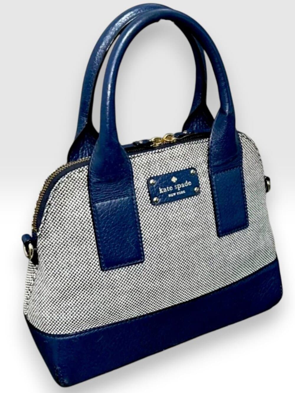 Kate Spade Dome-Top Tweed Satchel - Thumbnail 3