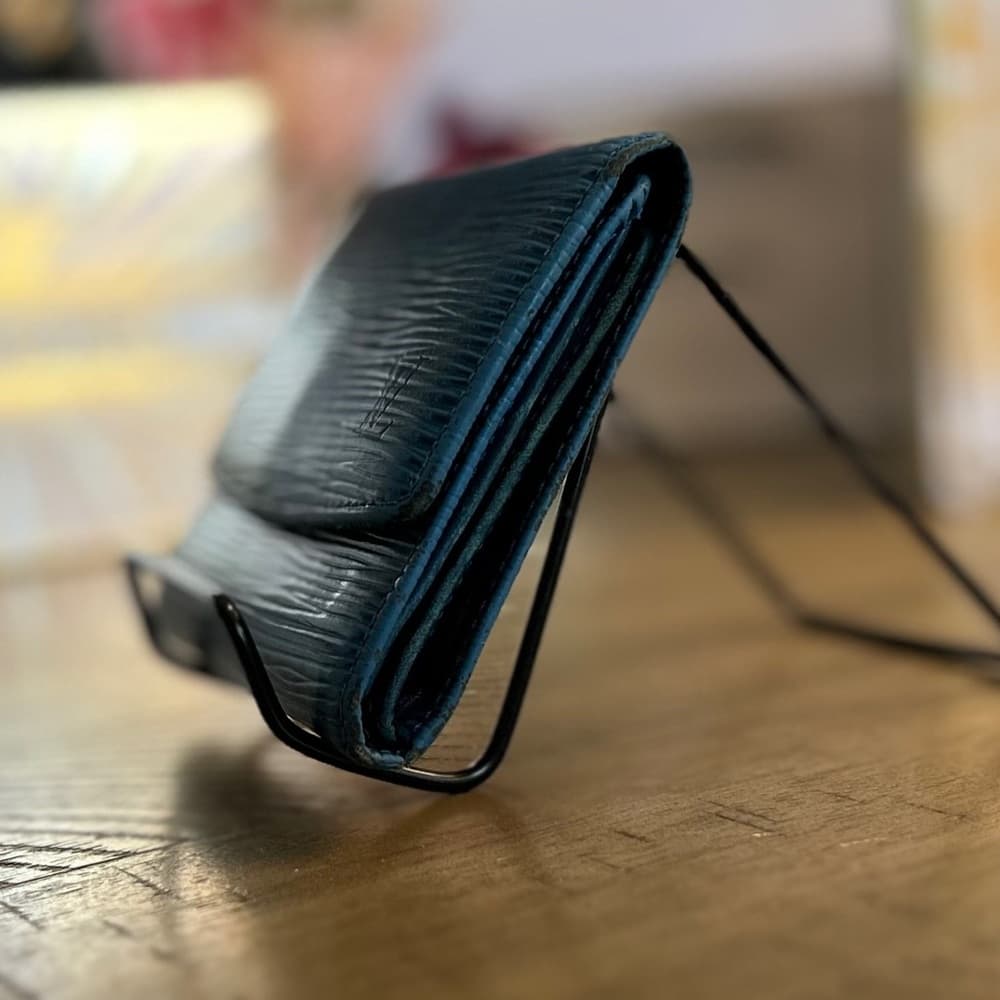 Louis Vuitton Blue Epi Trifold Wallet - Thumbnail 5