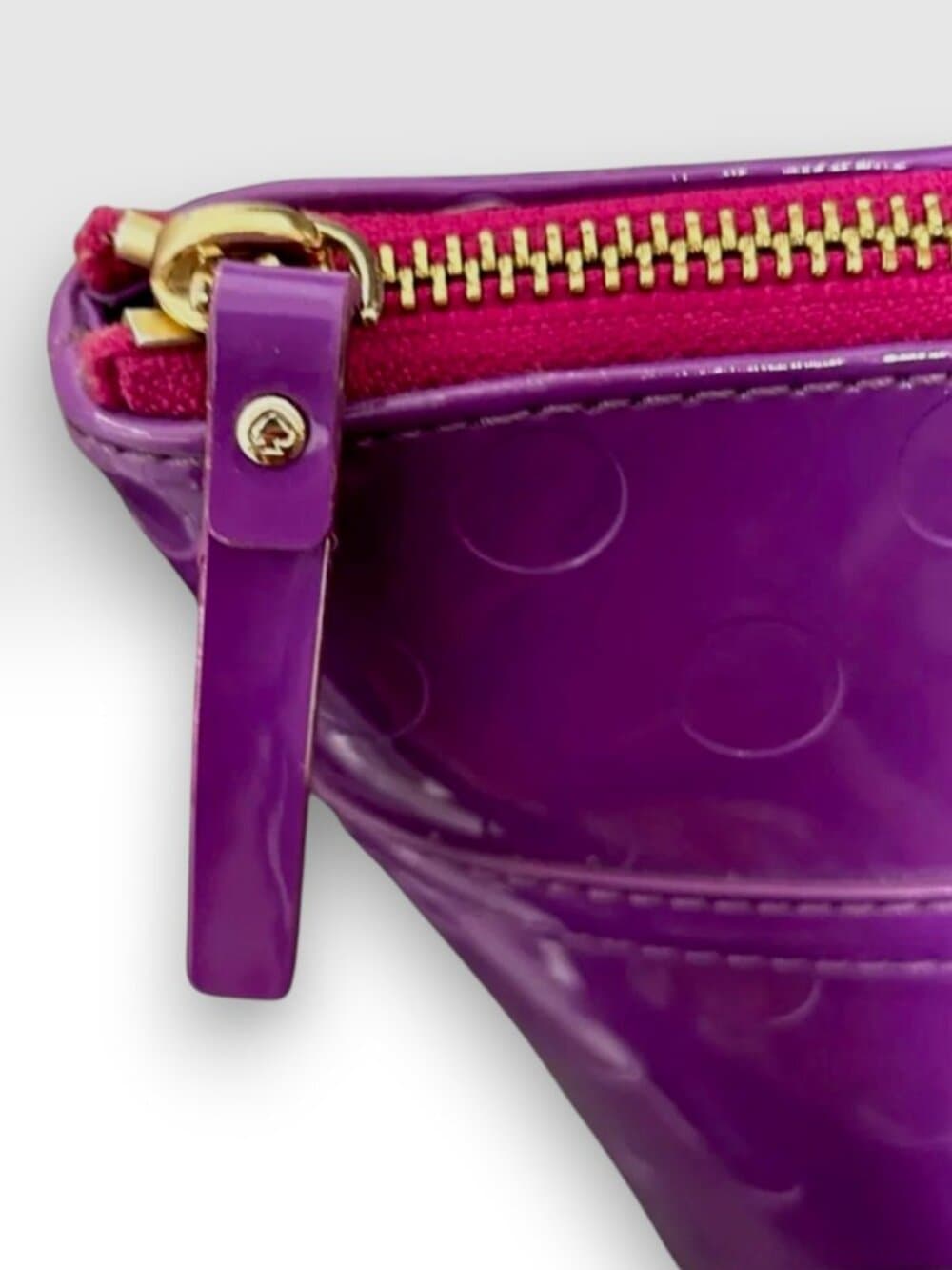 Kate Spade Purple Tote (Vinyl) - Thumbnail 5