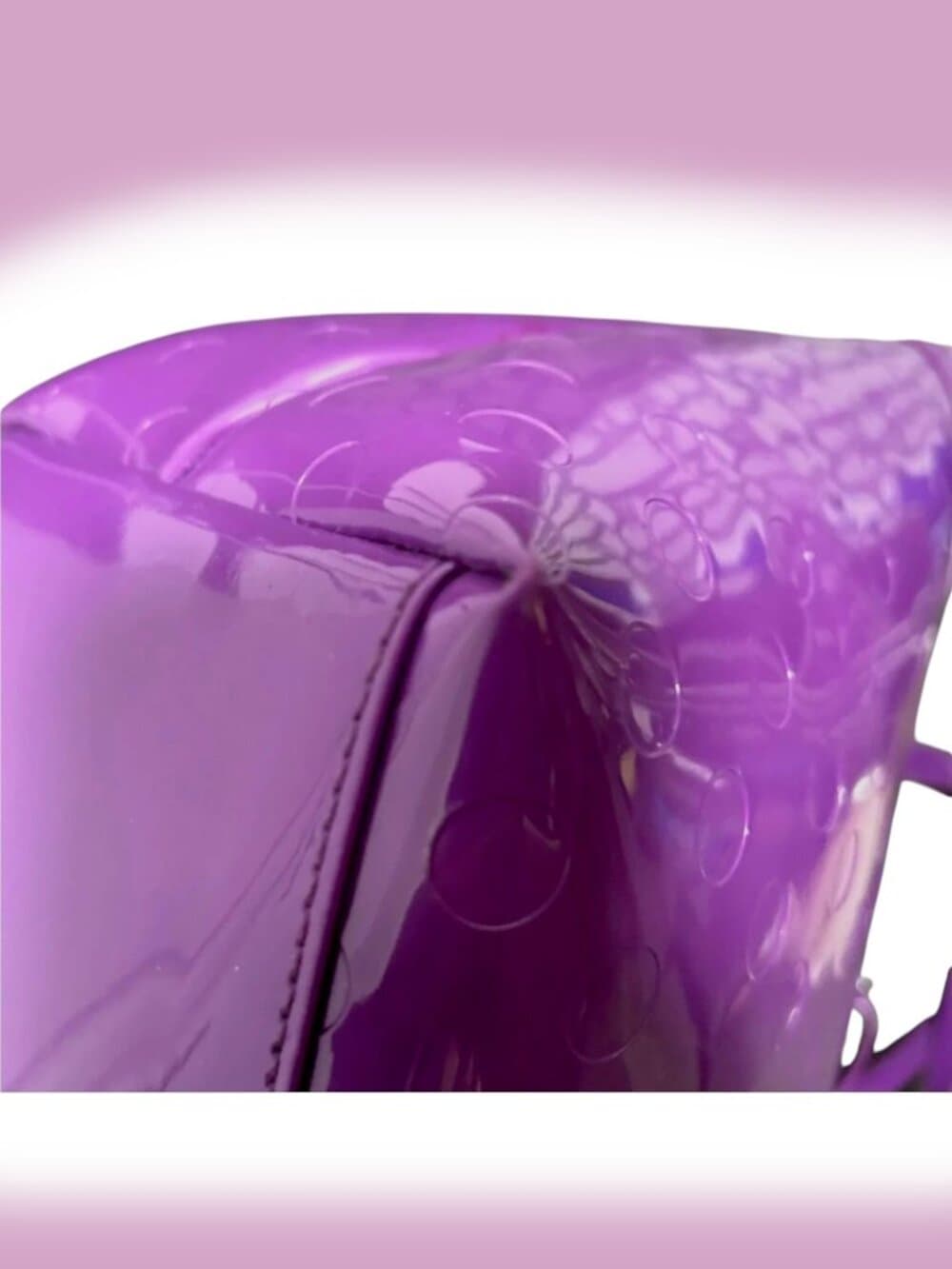 Kate Spade Purple Tote (Vinyl) - Thumbnail 10