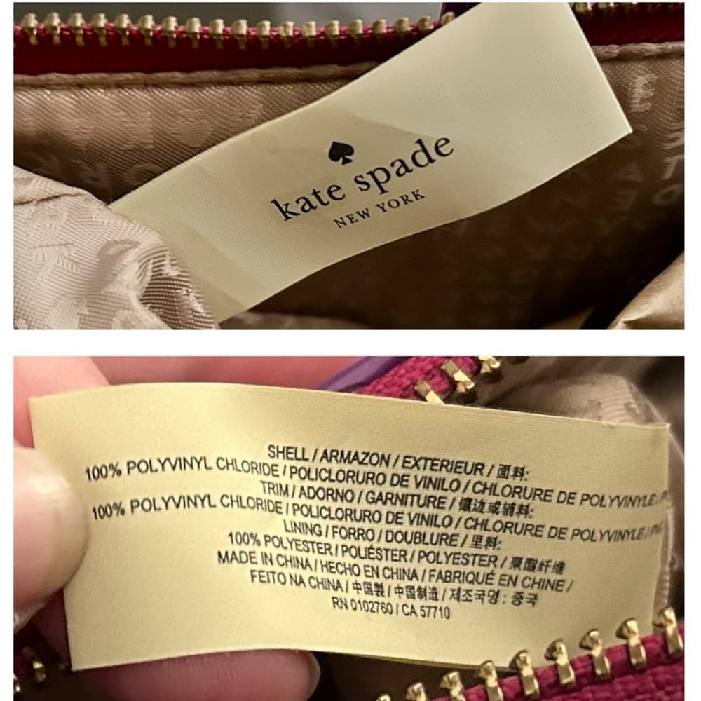 Kate Spade Purple Tote (Vinyl) - Thumbnail 14