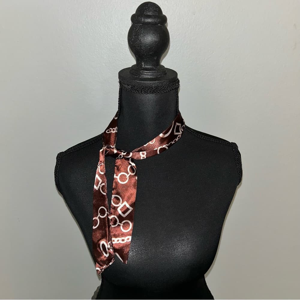 Unbranded Fashion Silk Scarf NWOT - Thumbnail 5