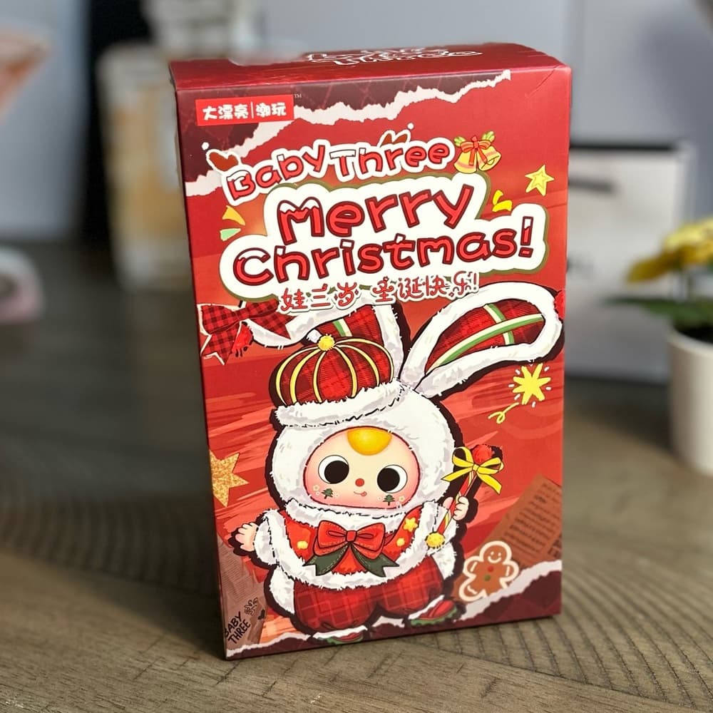 Baby Three Merry Christmas Plush Bunny UNOPENED BLIND BOX