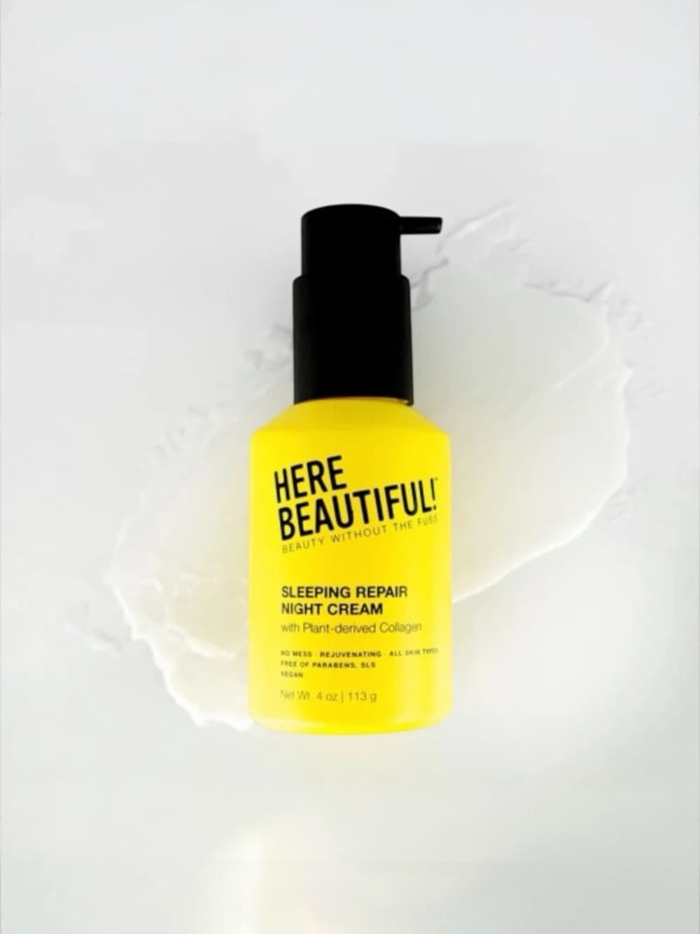 Here Beautiful! Sleeping Repair Night Cream with Vegan Collagen - Thumbnail 2