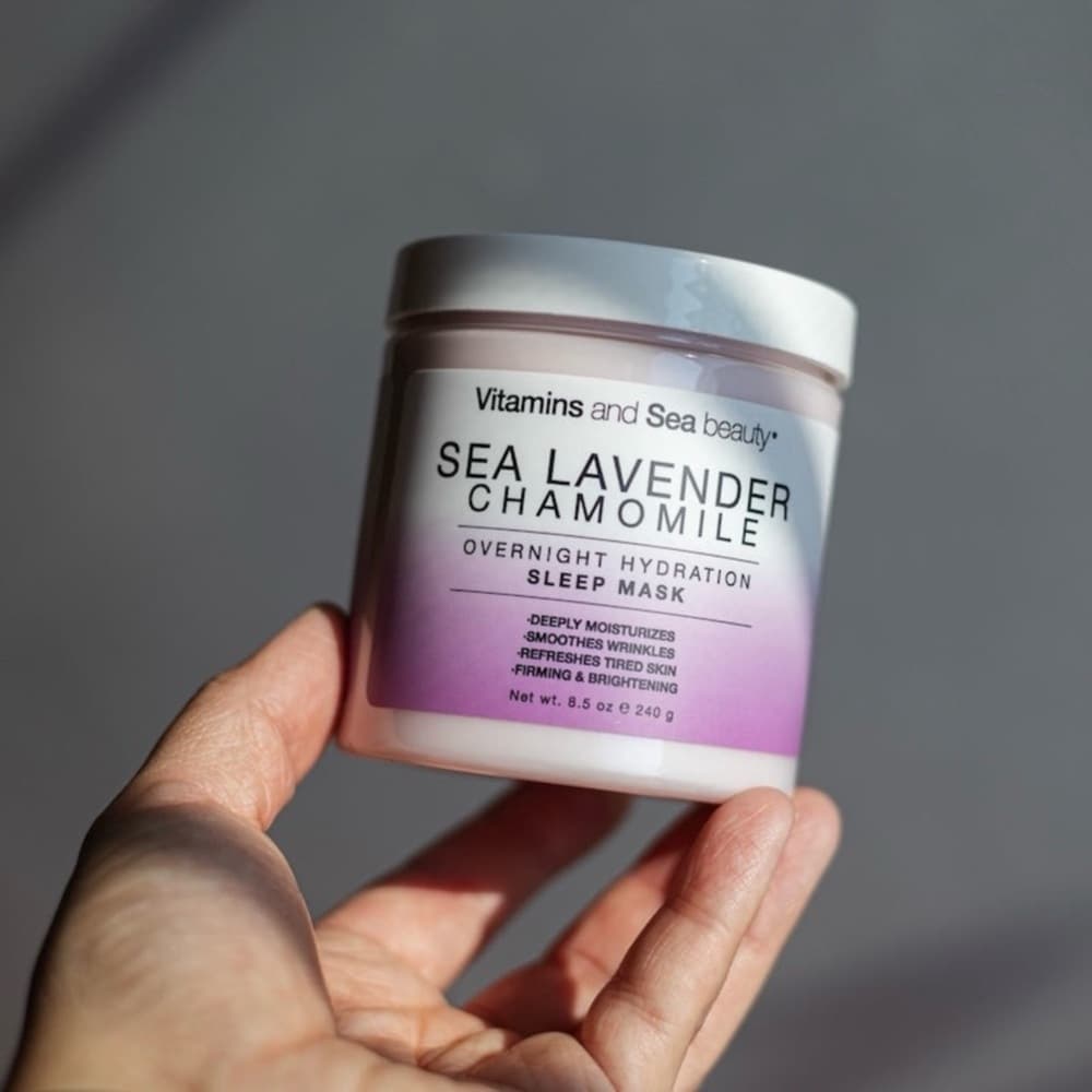 Vitamins & Sea Beauty - Sea Lavender Chamomile Hydration Sleep Mask - Thumbnail 2