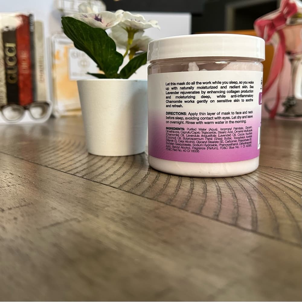 Vitamins & Sea Beauty - Sea Lavender Chamomile Hydration Sleep Mask - Thumbnail 4