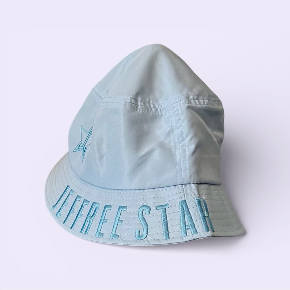 Jeffree Star Embroidered Light Blue Bucket Hat - Thumbnail 2