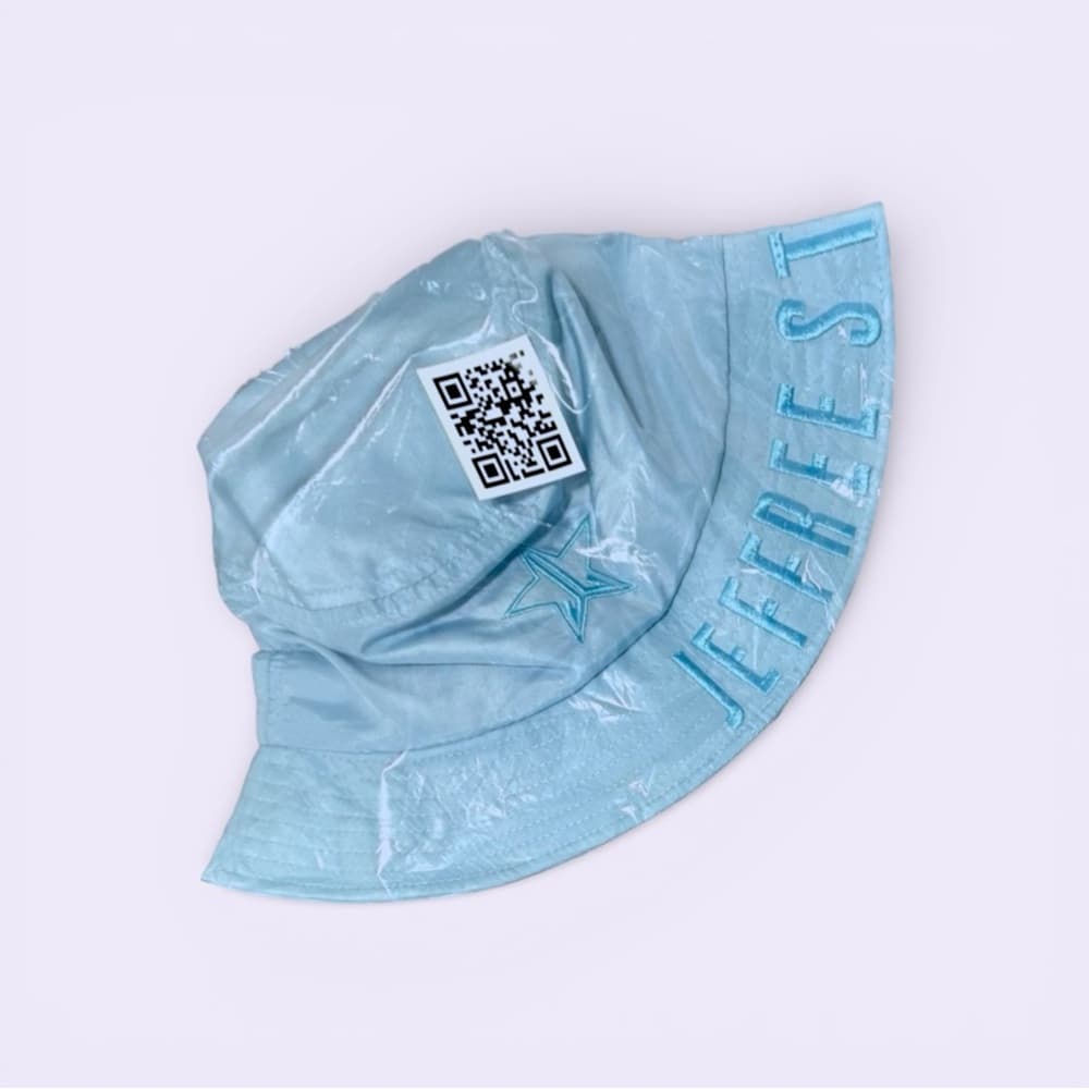 Jeffree Star Embroidered Light Blue Bucket Hat - Thumbnail 5