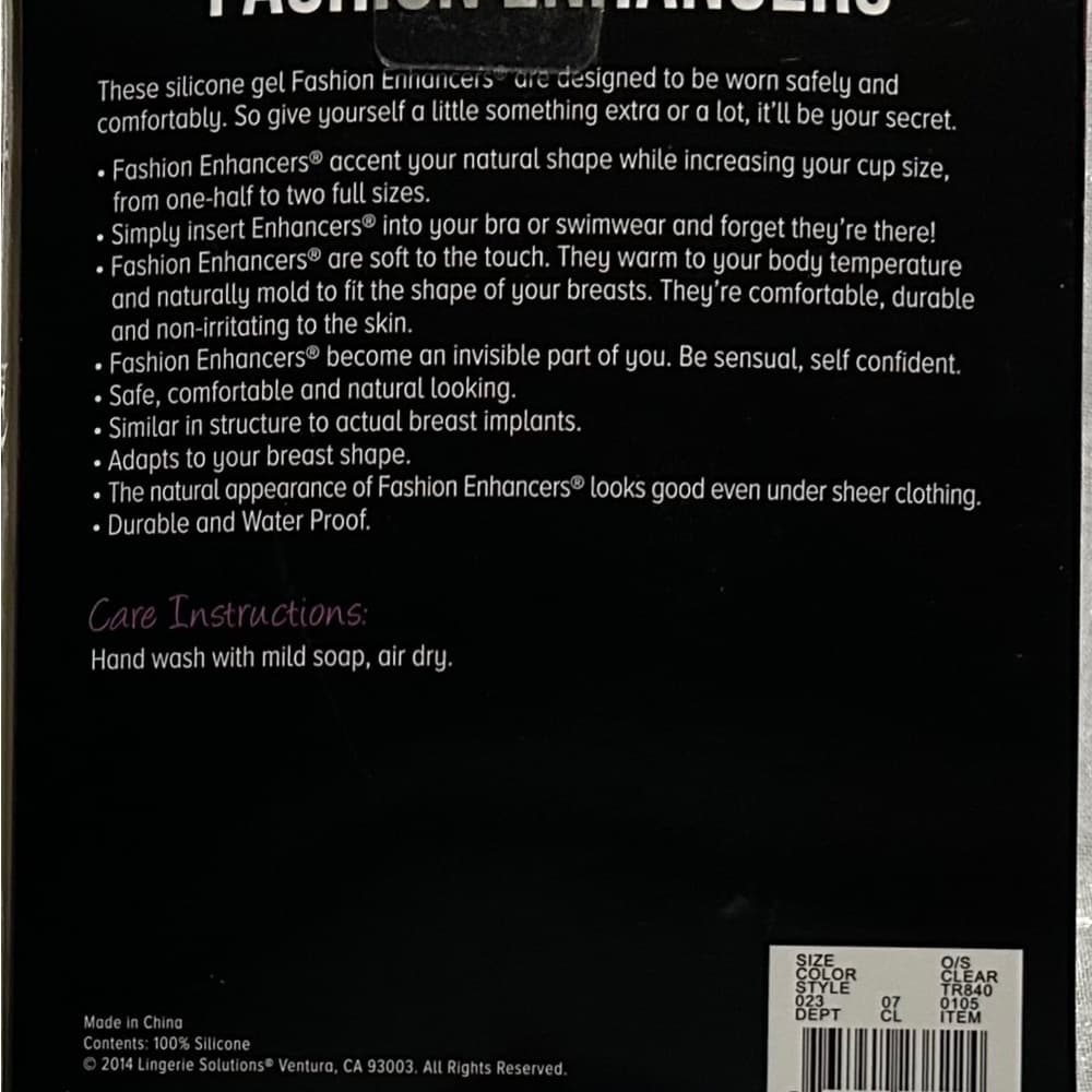 Lingerie Solutions Fashion Enhancers - Thumbnail 3