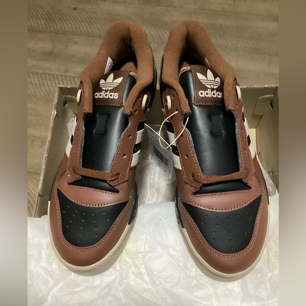Adidas Rivalry Low Brown and Black Retro Sneakers - Thumbnail 10