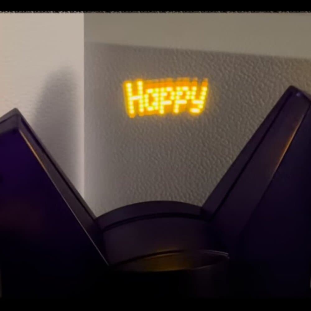 Floating Message Programmable Clock by Fantazein - EUC - Thumbnail 4