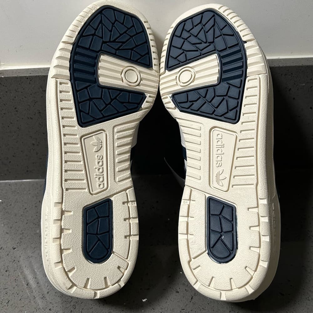 Adidas Men's Rivalry Low White and Indigo Blue Sneakers - Thumbnail 5