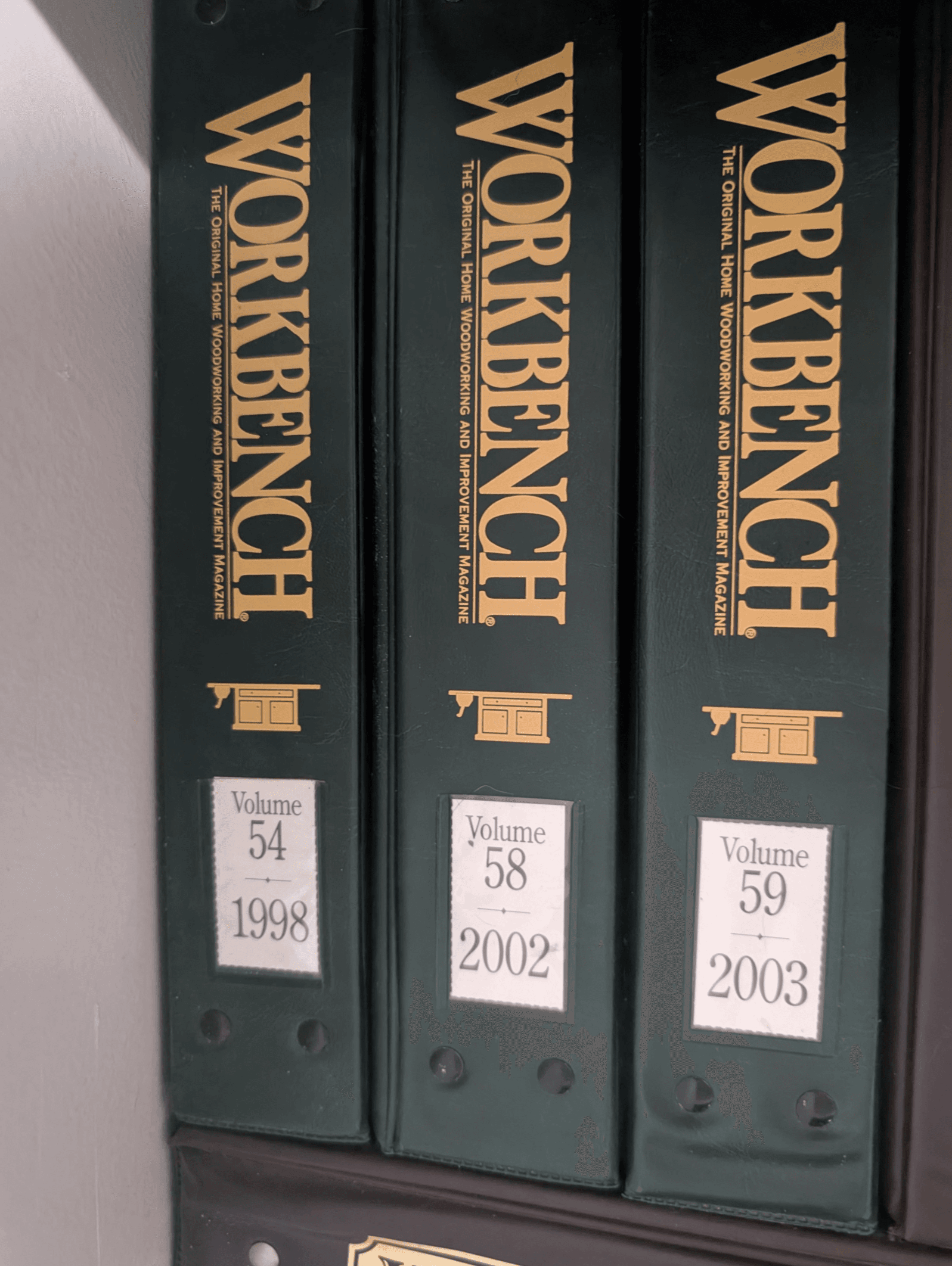 Workbench Magazine Binder Set Volumes 54-59 1998-2003