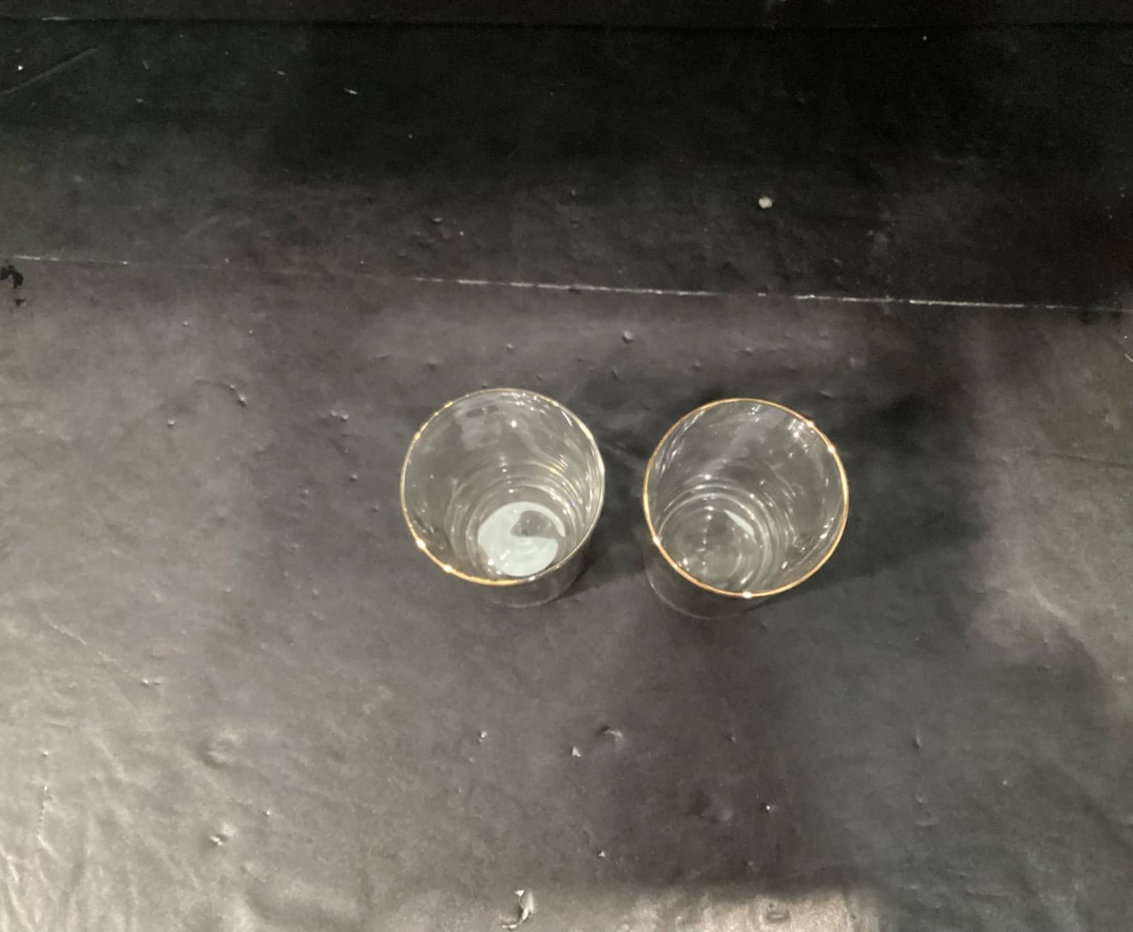 Vintage Lotus Glassware Gold 50th Anniversary Tumblers Highball Glasses Set of 2 - Thumbnail 3