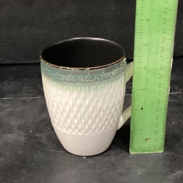 Mikasa Gourmet Basics Sorrento Coffee Cups, Set of 4, Vintage Stoneware Mugs - Thumbnail 6