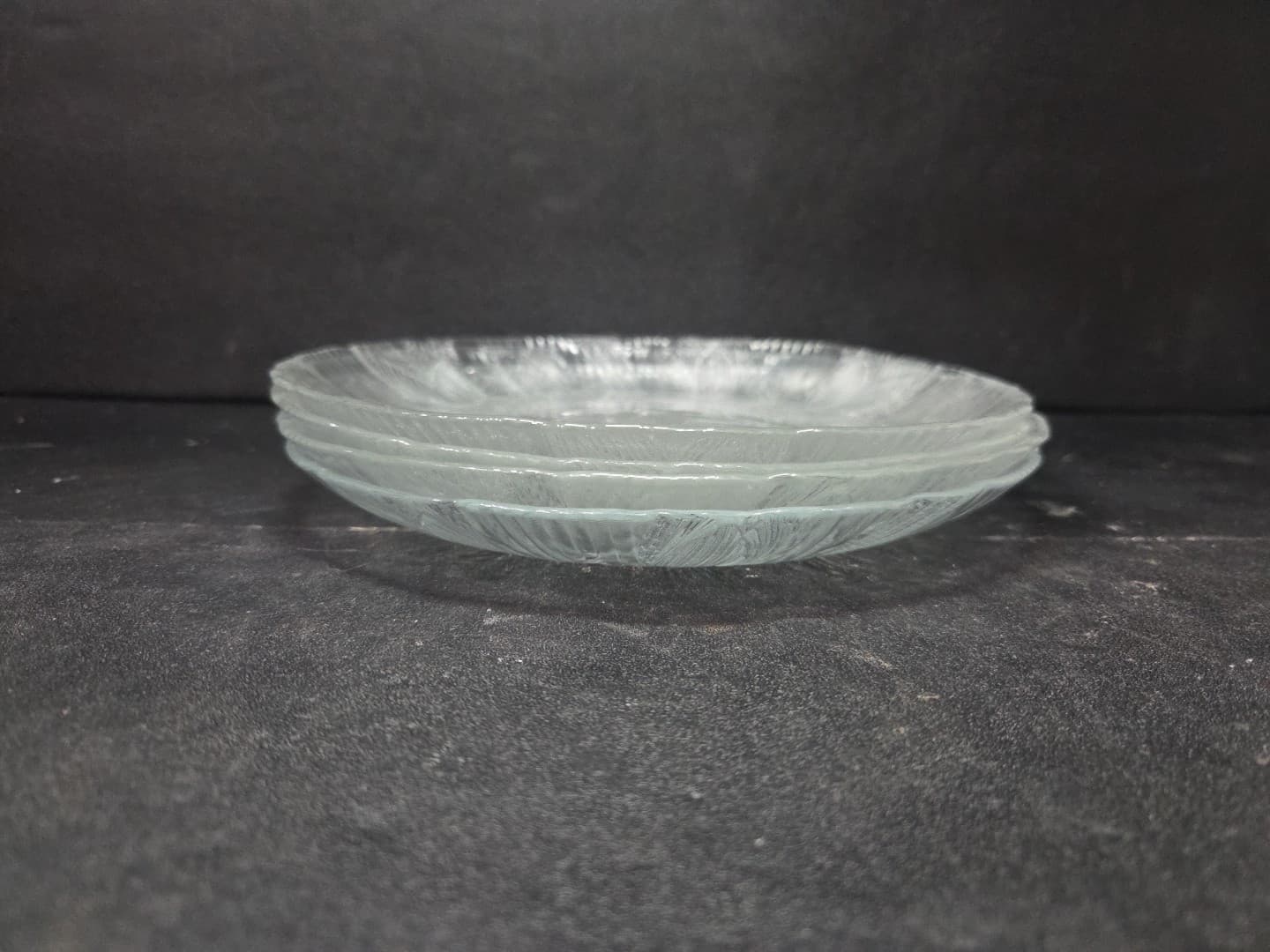Arcoroc Canterbury Crocus Salad Plates Clear Glass Floral Pattern, 7.5" Set of 4 - Thumbnail 7