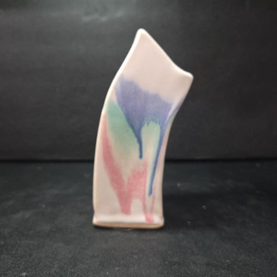 Abstract Southwestern Style Studio Pottery Vase, Mixie Signed Replacement Vessel - Thumbnail 2
