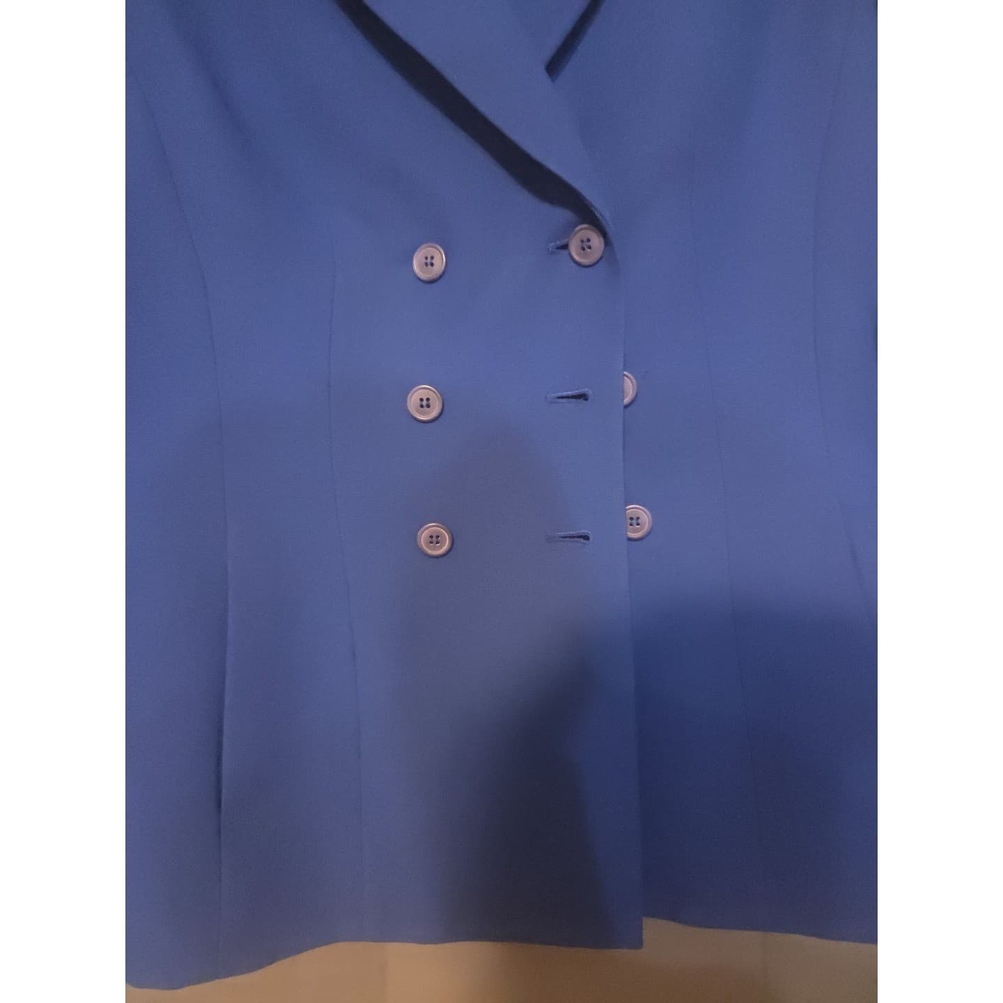 Kasper & Company ASL Royal Blue Double Breasted Blazer Women's Size 4 Jacket - Thumbnail 6