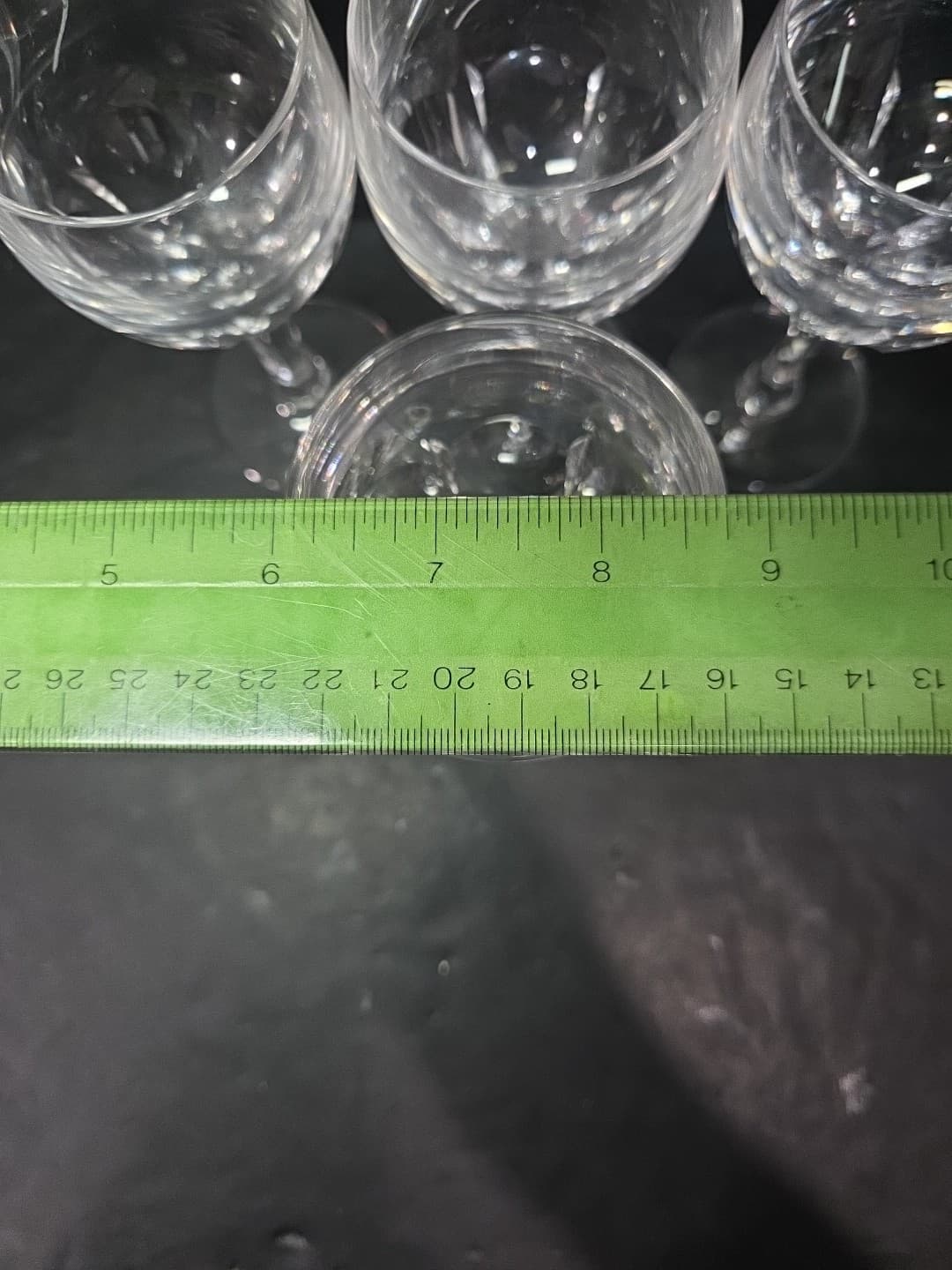 Atlantis Evora Panel Cut Crystal Glasses, Set of 4, Water Glasses, Wine Glasses - Thumbnail 9