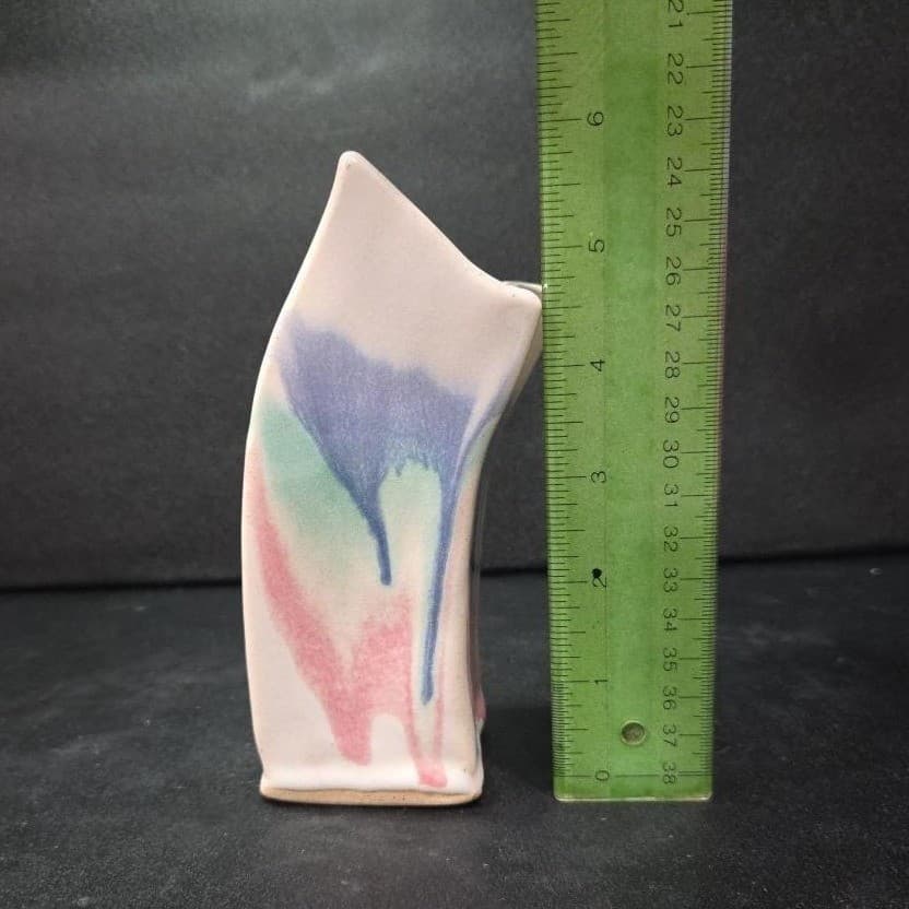 Abstract Southwestern Style Studio Pottery Vase, Mixie Signed Replacement Vessel - Thumbnail 9