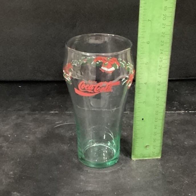 Coca-Cola Holly Bells Tumblers, Set of 4, Vintage Libbey Glasses, Drinkware - Thumbnail 6
