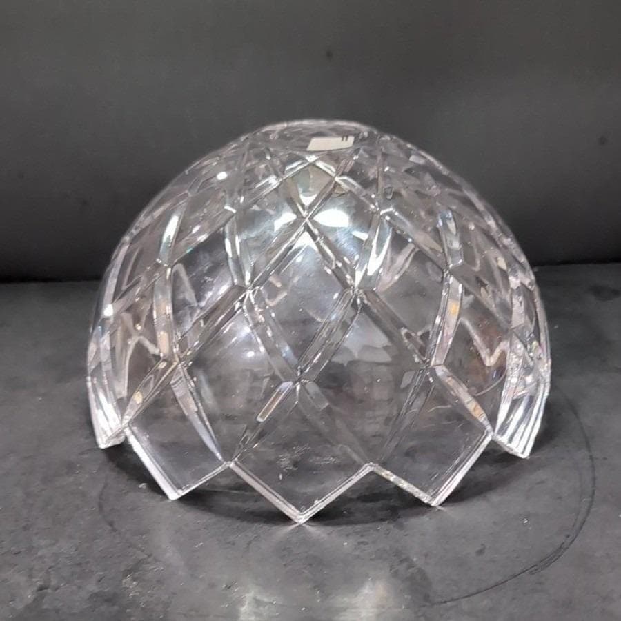 Mikasa Crescendo Lead Crystal Serving Bowl, 8" Diamond Pattern Round Centerpiece - Thumbnail 12