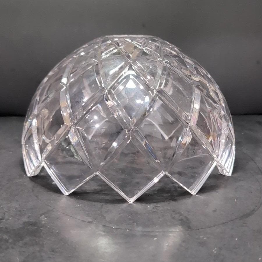 Mikasa Crescendo Lead Crystal Serving Bowl, 8" Diamond Pattern Round Centerpiece - Thumbnail 11