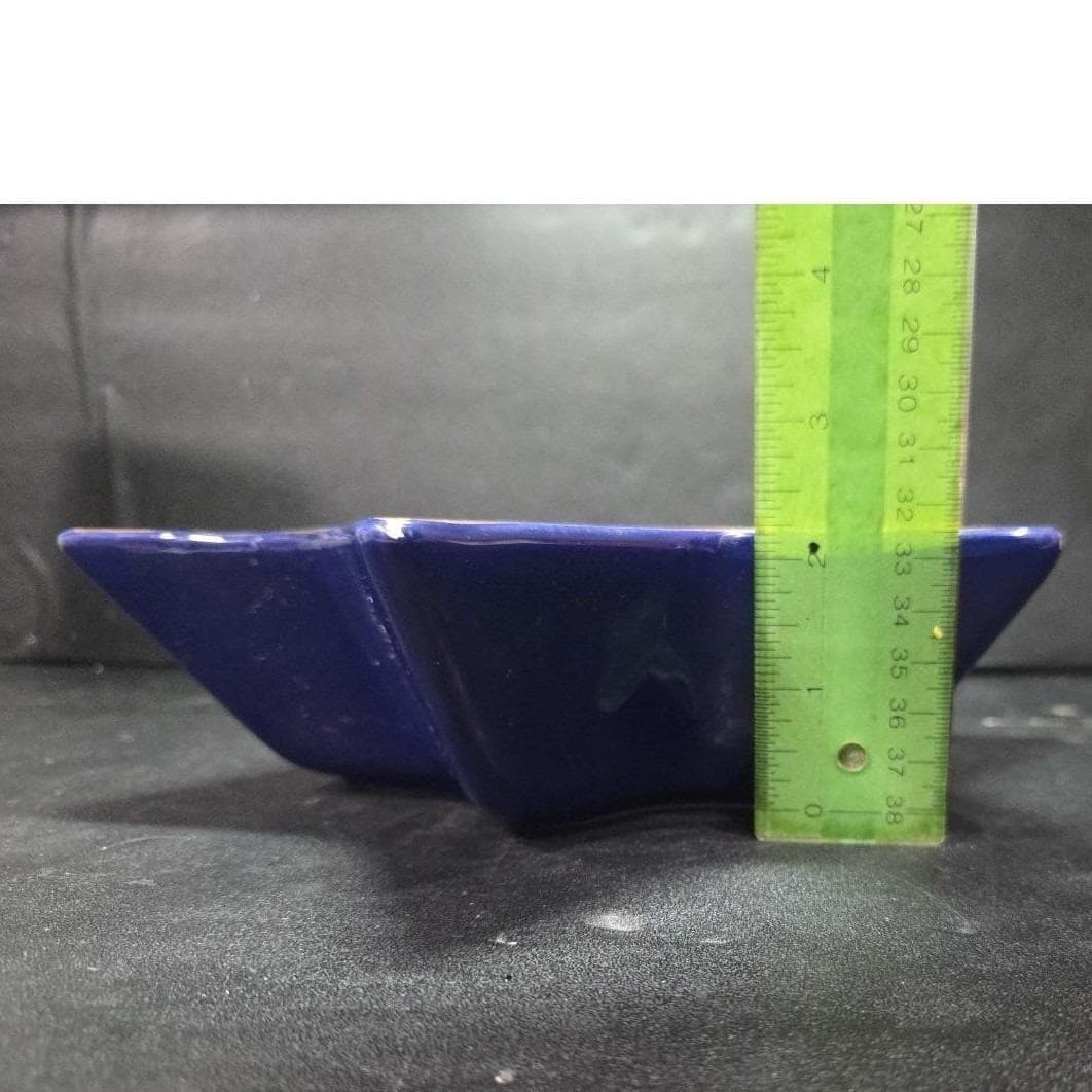 Palm Tree Co Hand-Painted Star Of David Bowl, Vintage Dove & Olive Branch Design - Thumbnail 4