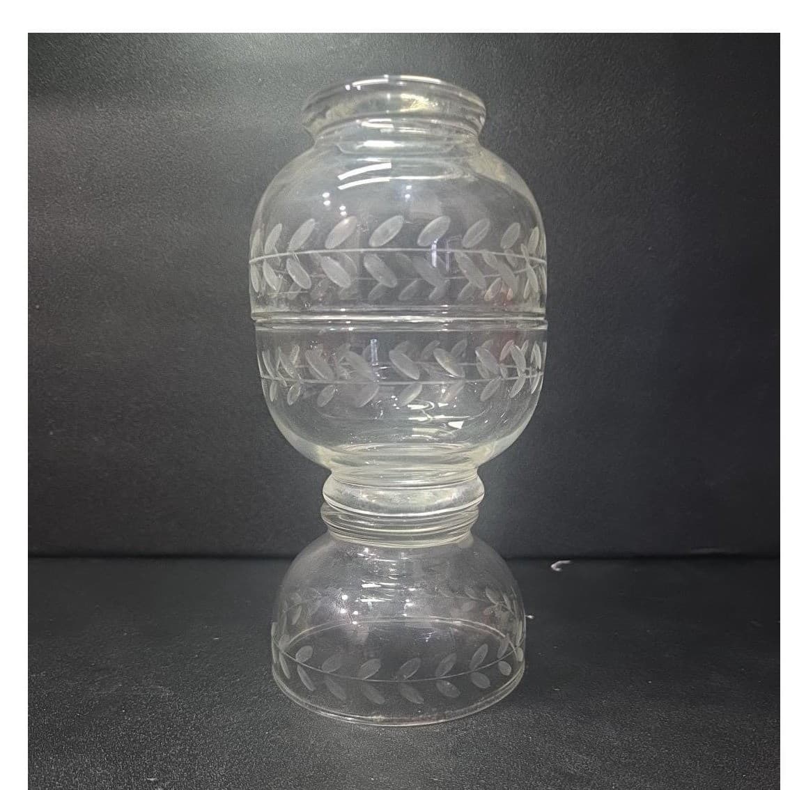 Anchor Hocking Laurel Gray Dessert Bowls, Set of 3, Vintage Footed Glassware - Thumbnail 5