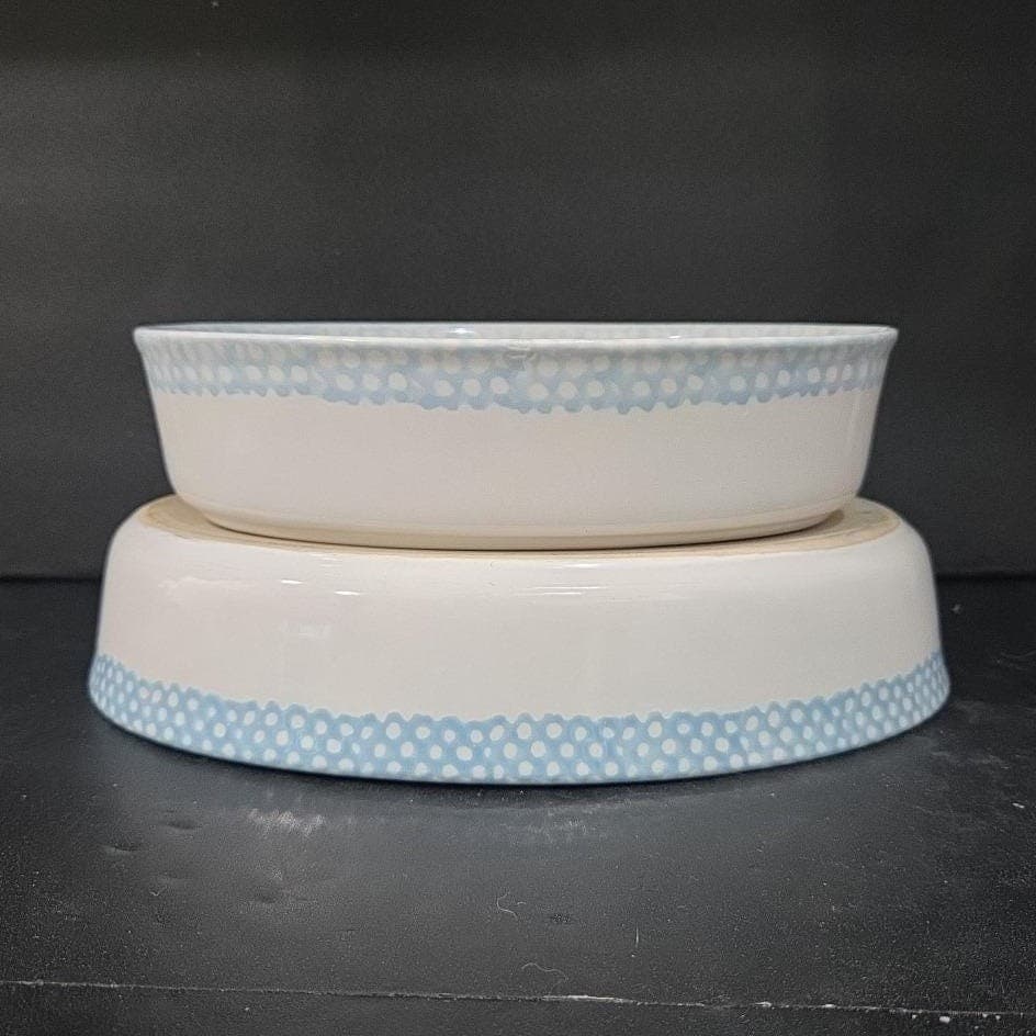 Teamson Stoneware Casserole Baking Dishes, Set of 2, Vintage Cottagecore Decor - Thumbnail 9