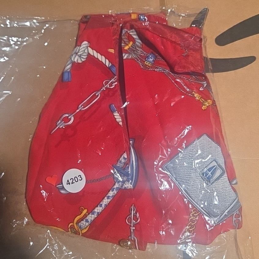 Liz Claiborne Petite Red Nautical Novelty Print Vest Gold Buttons, Women's Sz PS - Thumbnail 7