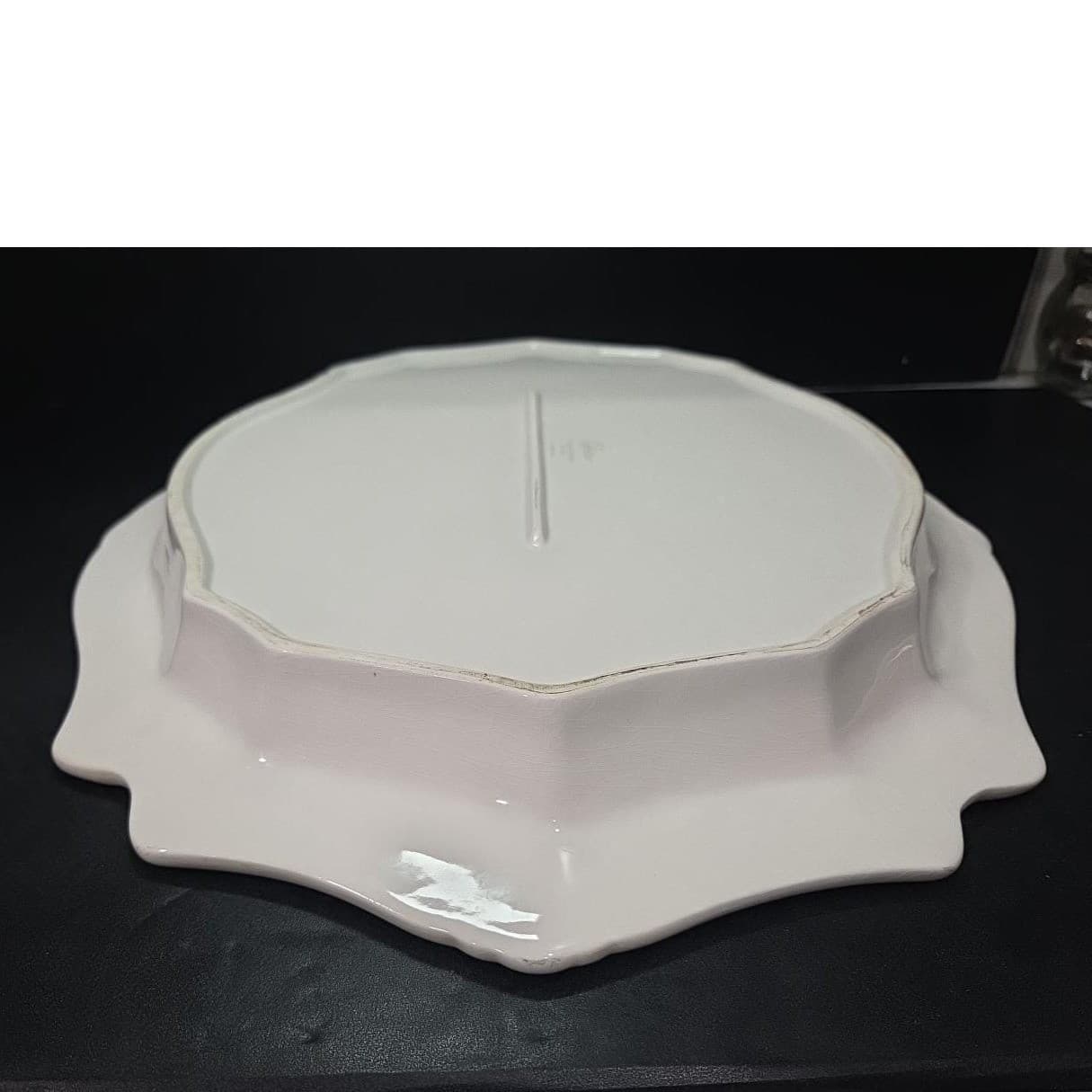 Princess House Pavilion Oval Serving Platter #1216, Vintage Off White Tableware - Thumbnail 11