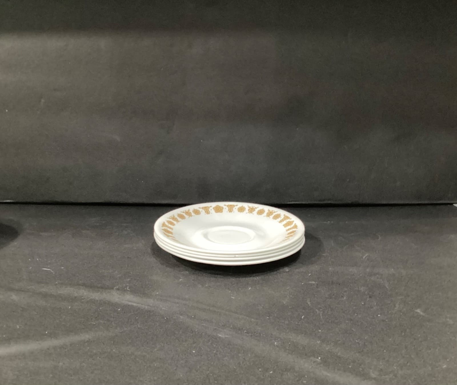 Vintage Corning Ware Corelle Butterfly Gold 6 1/4" Saucer Plates Set of 4 - Thumbnail 8