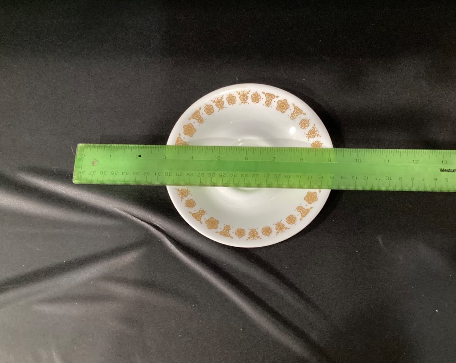 Vintage Corning Ware Corelle Butterfly Gold 6 1/4" Saucer Plates Set of 4 - Thumbnail 5