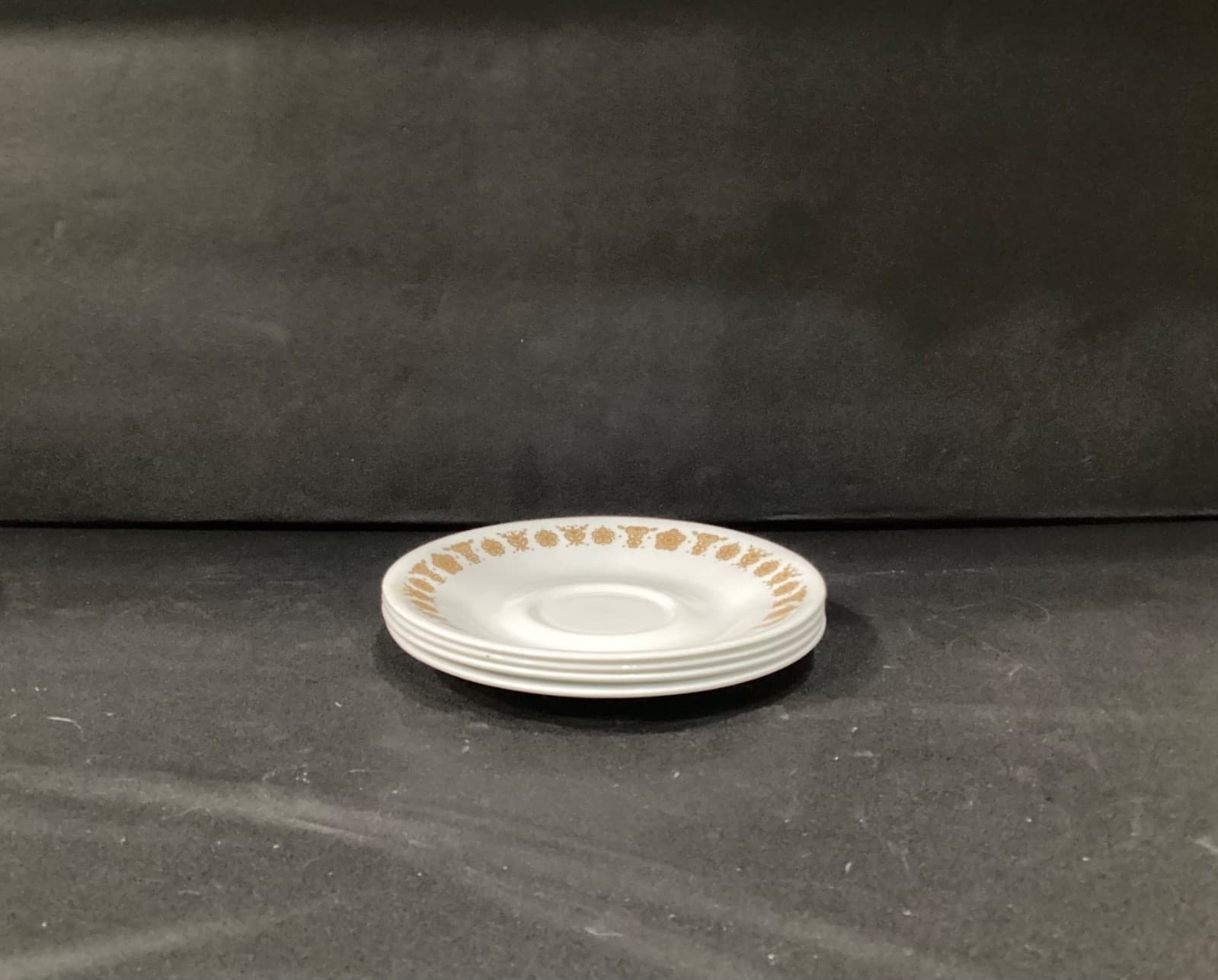 Vintage Corning Ware Corelle Butterfly Gold 6 1/4" Saucer Plates Set of 4 - Thumbnail 6