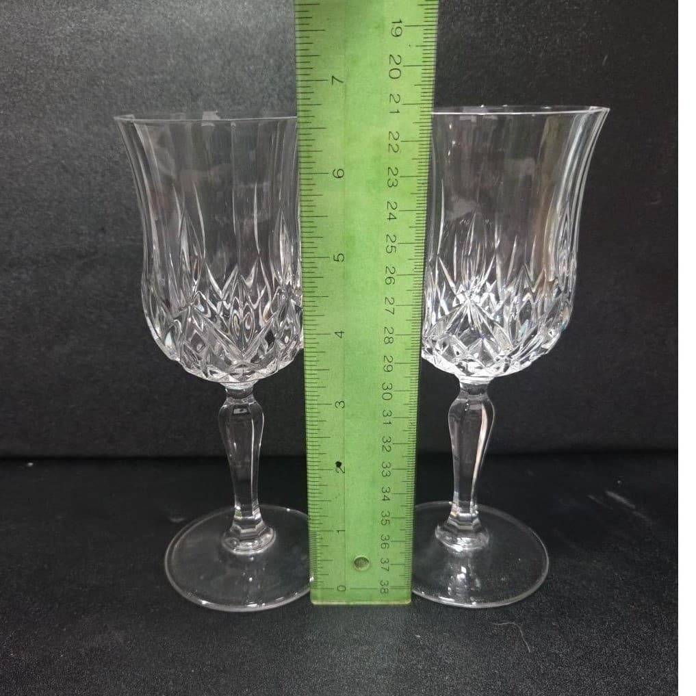 RCR Royal Crystal Rock Clear Opera Wine Glasses, Set of 2, Vintage Stemware - Thumbnail 9