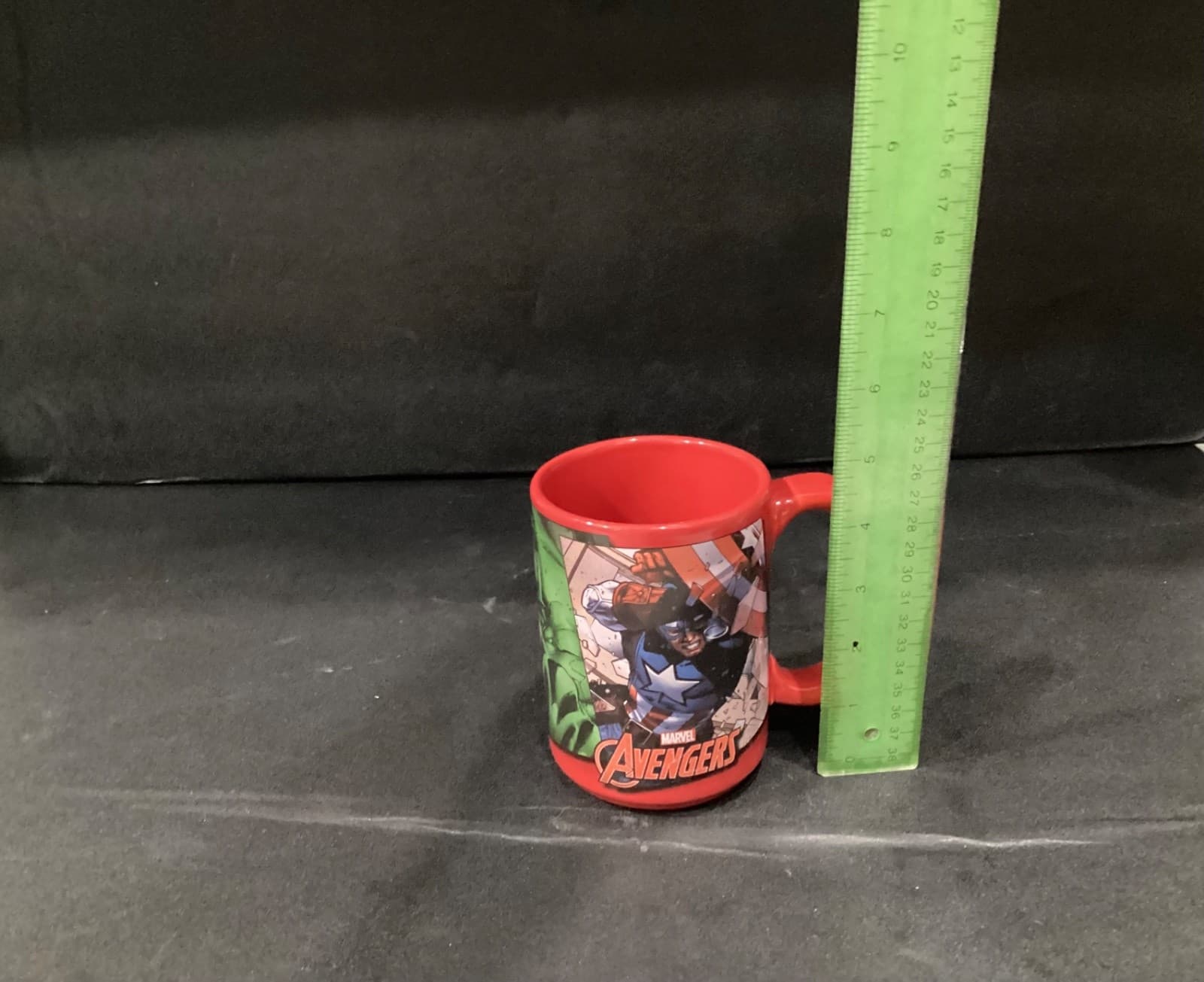 Marvel Avengers Red Coffee Cup Mug Captain America Hulk Iron Man 14 Oz - Thumbnail 5
