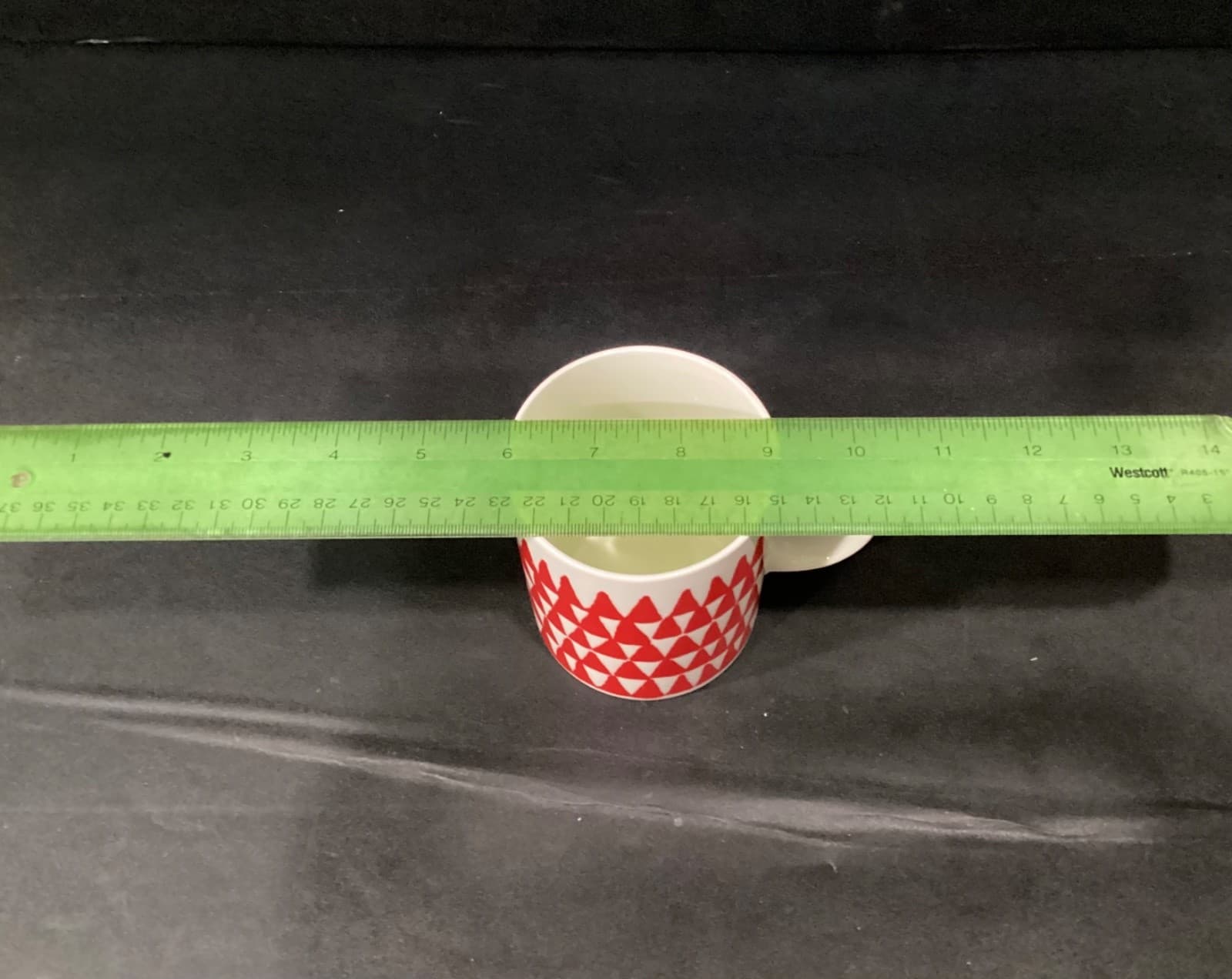 Starbucks 2016 Holiday MugChristmas Red and White Triangle Trees Christmas 12 oz - Thumbnail 6