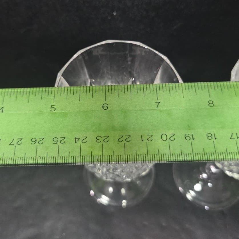 RCR Royal Crystal Rock Clear Opera Wine Glasses, Set of 2, Vintage Stemware - Thumbnail 10