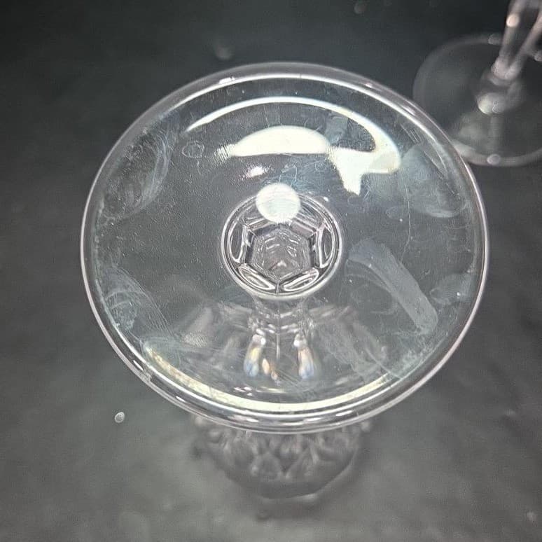 RCR Royal Crystal Rock Clear Opera Wine Glasses, Set of 2, Vintage Stemware - Thumbnail 8