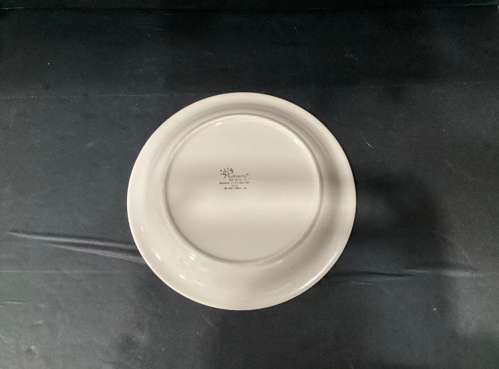 Vintage Mulberry Home Collection 4 Dinner Plates Green Blue Floral Swirl 10.5" * - Thumbnail 3