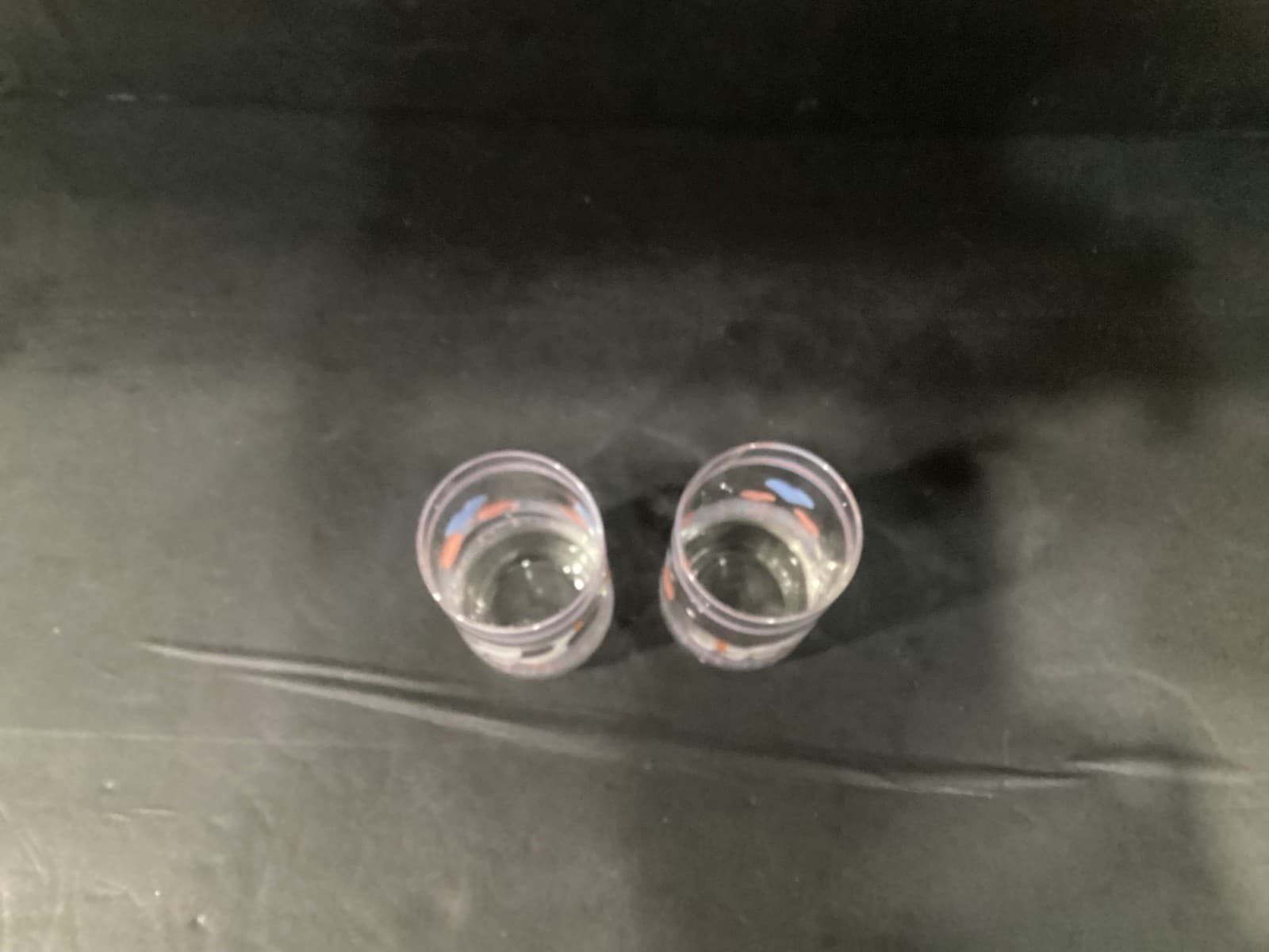 VTG Set of 2 Geese & Hearts Drinking Glasses Tumblers Blue Pink Country Luminarc - Thumbnail 3