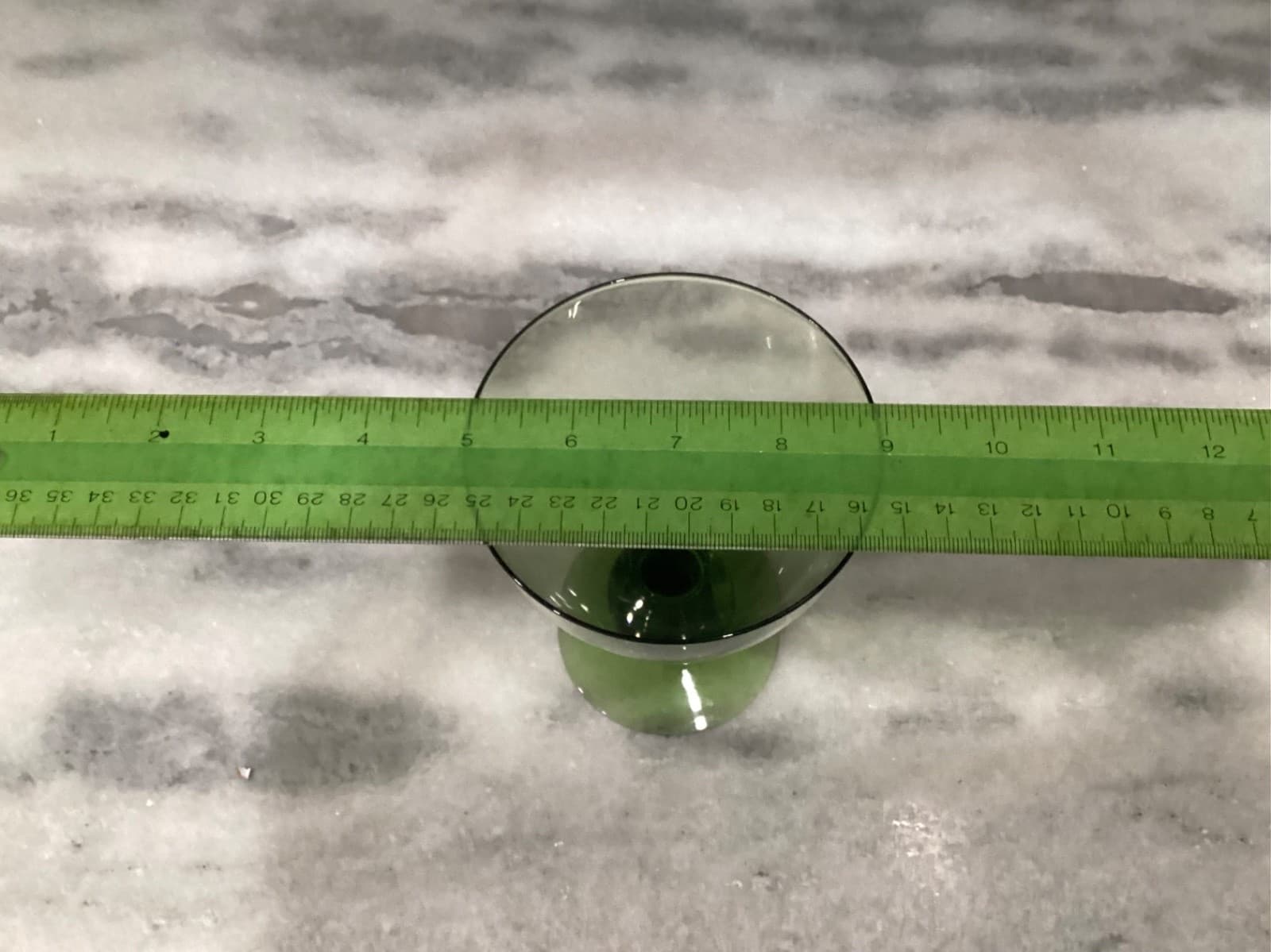 Orrefors Hand Blown Crystal Green Water Goblets MCM Barware Made In Sweden (3) - Thumbnail 6