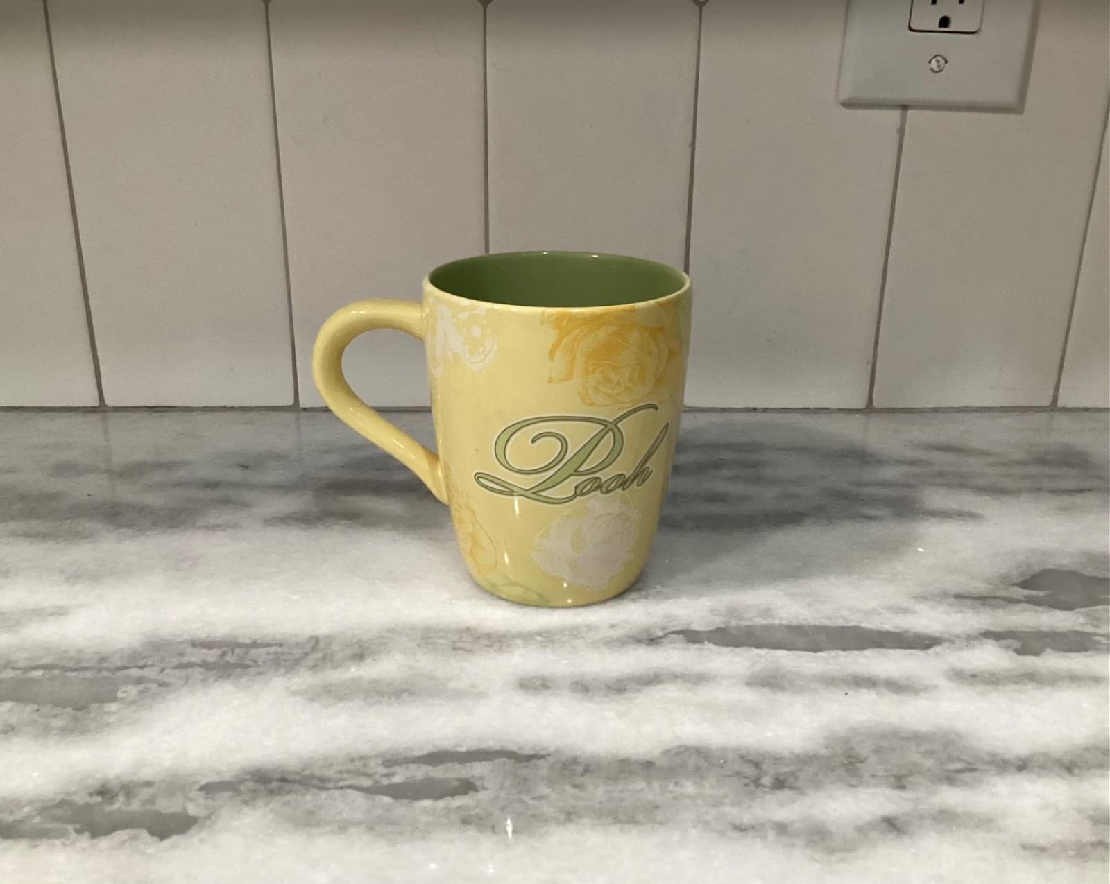 Disney Store Winnie the Pooh 16 Oz Coffee Cup Mug Ceramic Handle - Thumbnail 3