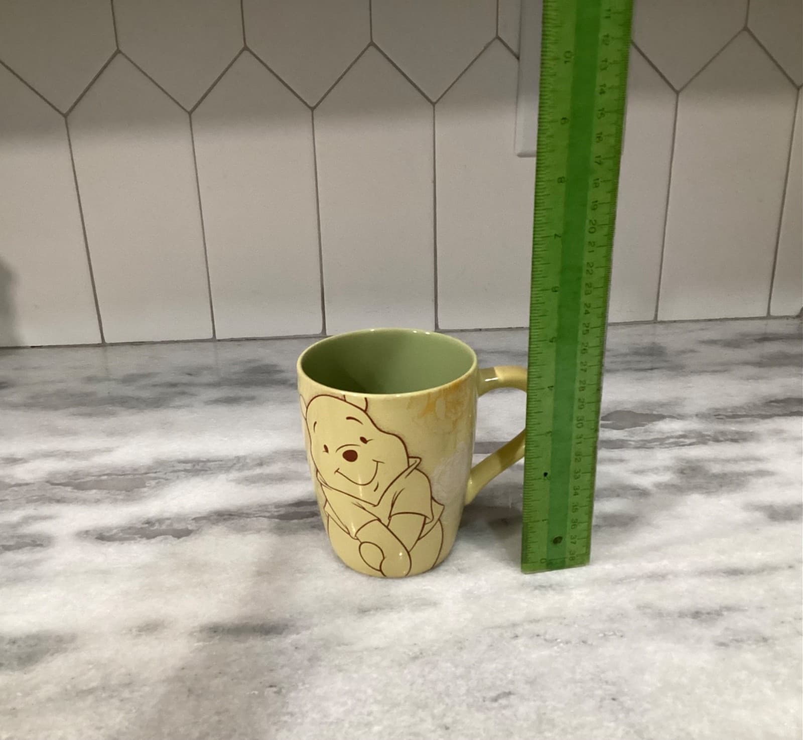 Disney Store Winnie the Pooh 16 Oz Coffee Cup Mug Ceramic Handle - Thumbnail 5