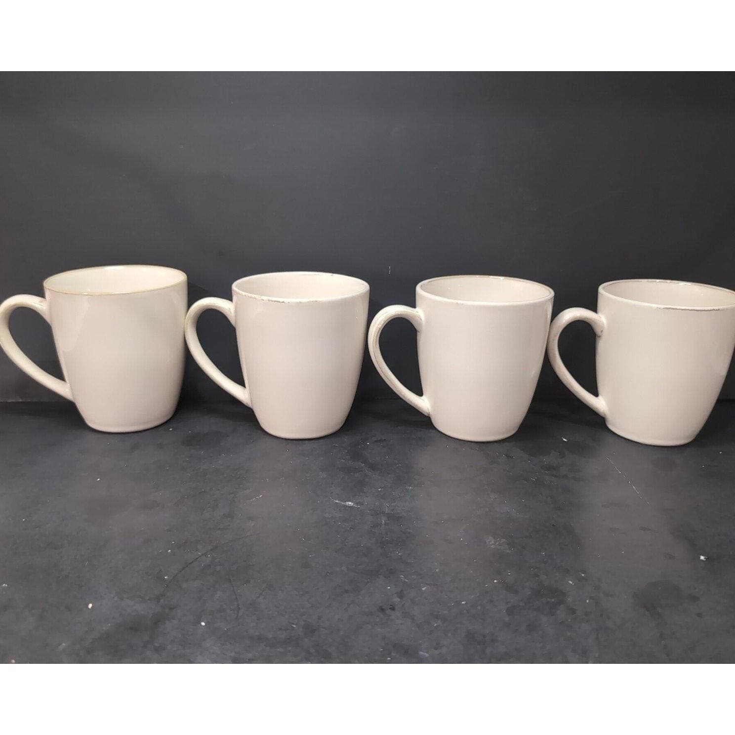 Florida Marketplace Bamboo Design Coffee Cups, Set Of 4, Vintage Mugs, Drinkware - Thumbnail 4