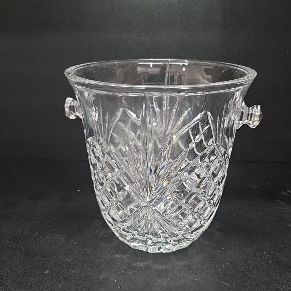 Shannon Godinger Crystal Dublin Ice Bucket, Vintage Glass Champagne Holder - Thumbnail 2