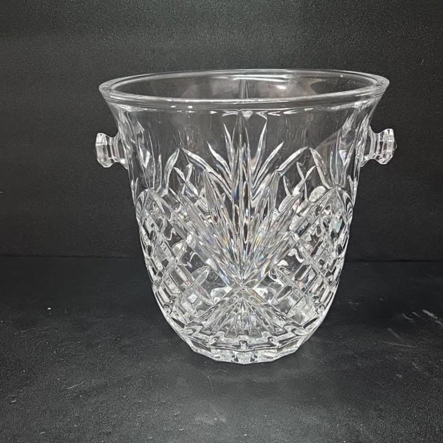 Shannon Godinger Crystal Dublin Ice Bucket, Vintage Glass Champagne Holder - Thumbnail 4